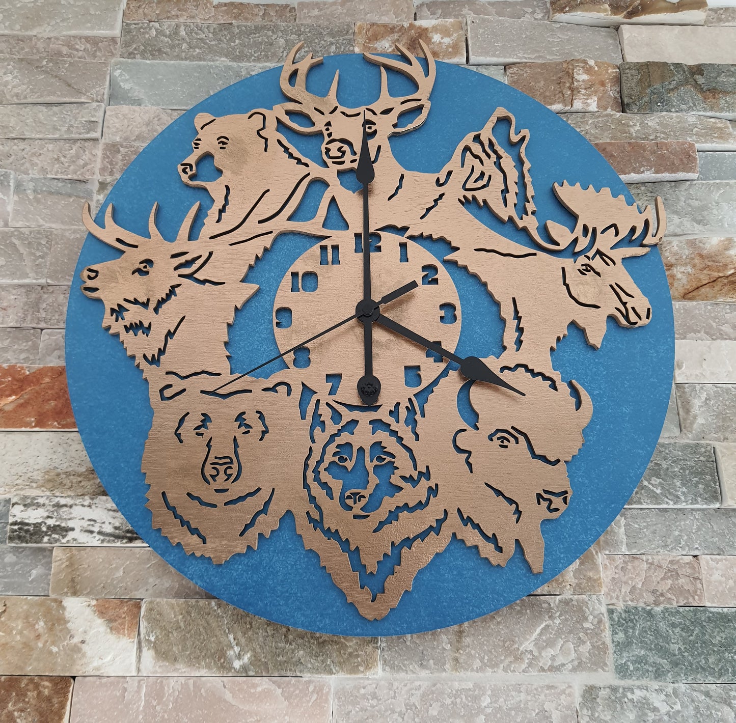 Horloge thème chasse