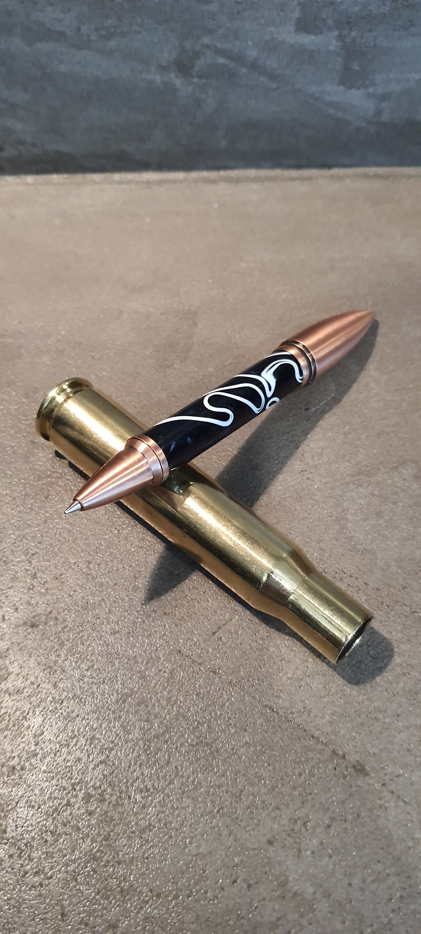Stylo thème balle calibre 50