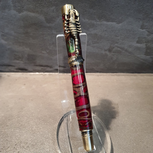 Stylo thème scorpion
